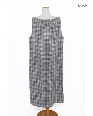 Drape neck long dress