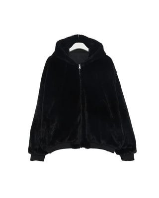 Reversible fur jacket