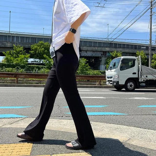 Bootcut slim pants