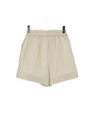Linen shirt and shorts set