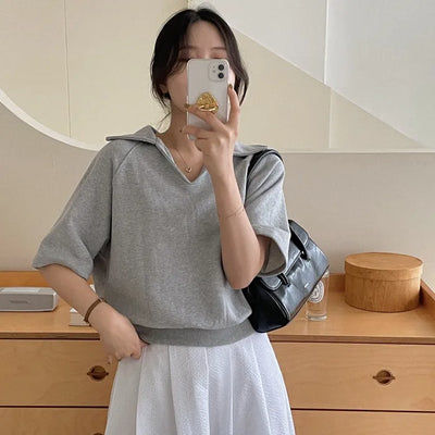 kara short sleeve sweatshirt