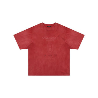 [MASONPRINCE] Washed Graphic Print T-Shirt