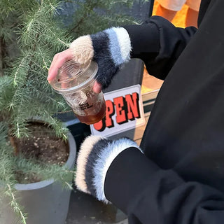 Fluffy Colorful Hand Warmers
