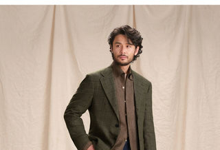 [CULTUM] Plaid Sport Jacket