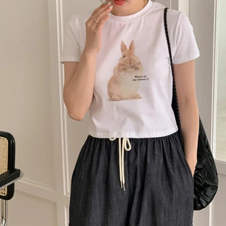 Carat Cropped Short-Sleeve T-Shirt
