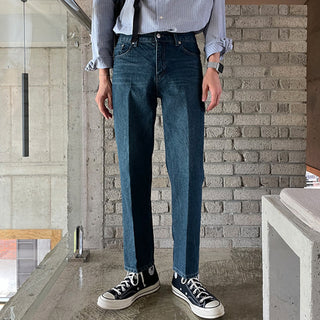 Ash blue straight denim (no.307)
