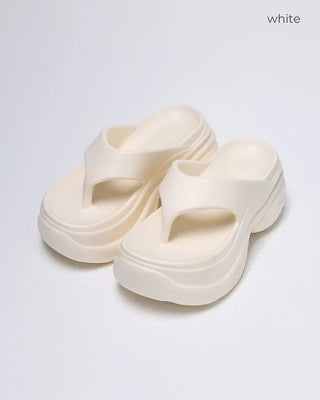 Volume high-soled flip-flops