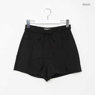 Belted shorts