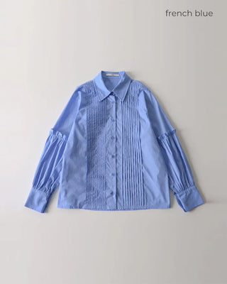 [15th Re-release] (ORIGINAL) Pintuck Shirring Shirt