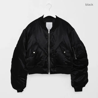 Sleeve Shirring Cropped MA-1