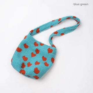 Pattern Point Boa Shoulder Bag
