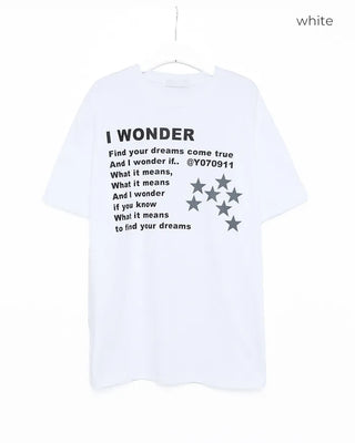Lettering print T-shirt