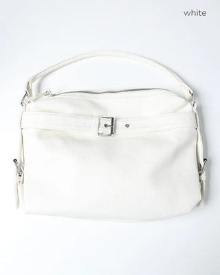 Belt Point Square Shoulder Bag