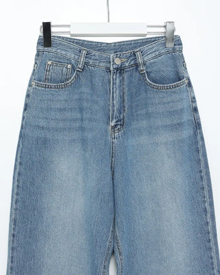 Tencel Wash Wide Denim Pants