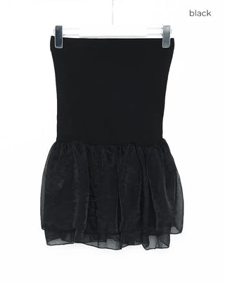 Chiffon Frill Shirring Top