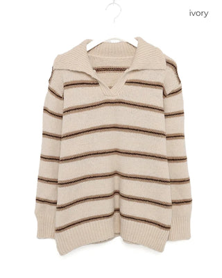 Colored striped knit