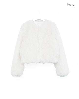 Fur short jacket