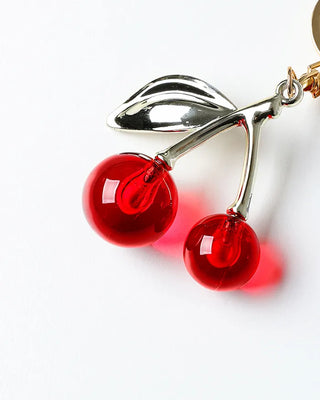 Cherry Ribbon Keyring