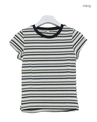 Striped Round T-shirt