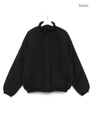High-neck down jacket