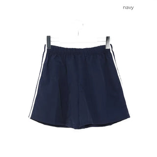 2-line elastic waist shorts