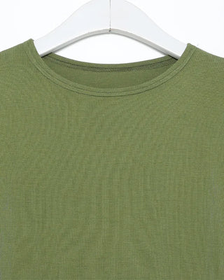 Slim Round Tencel Long Sleeve T-Shirt