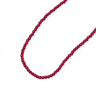 Point Red Bead Necklace