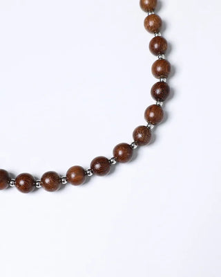 Woody Bead Necklace