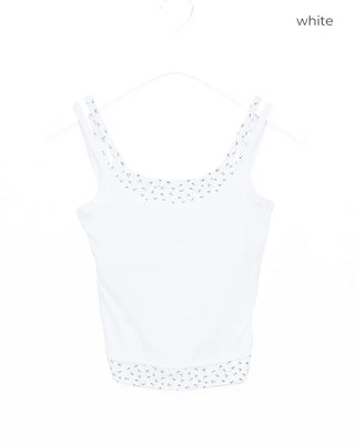 Flower Lace Layered Sleeveless
