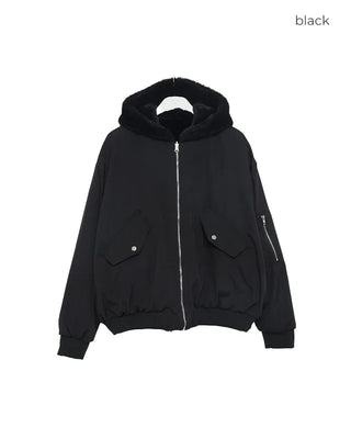 Reversible fur jacket