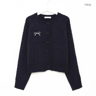 Ribbon Stitch Cardigan