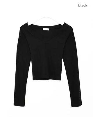 Basic V-neck T-shirt