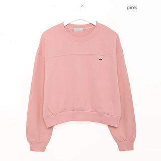 Front logo basic sweatshirt
