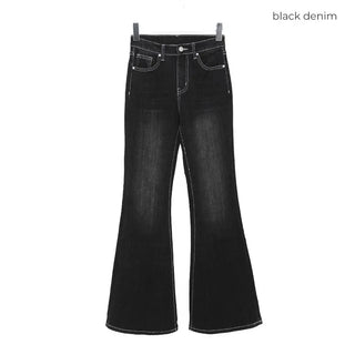Flared Fit Denim Pants