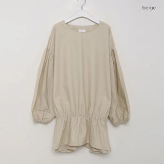 Shirred mini dress