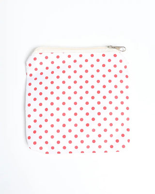Dot Tomato Square Mini Pouch