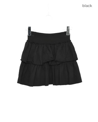 Cancan cotton mini skirt