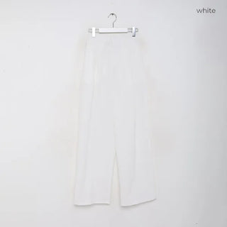 Pintuck wide slacks