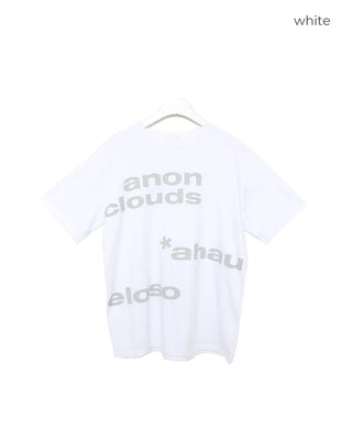 (Unisex) Lettering Oversized T-Shirt