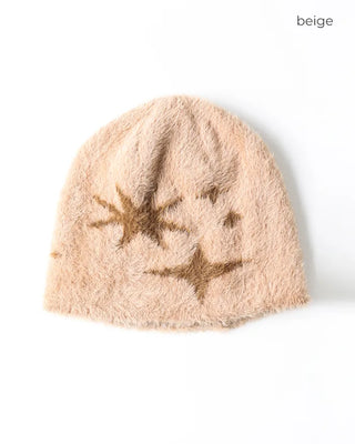 Unisex Star Embroidered Beanie