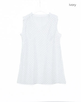 Polka Dot Sheer Mini Dress
