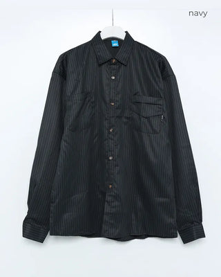 Oversized striped shirt