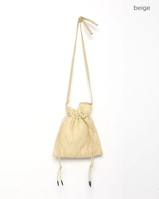 Quilted string bag