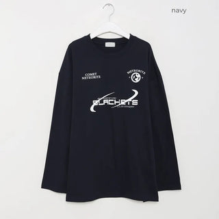 (Unisex) Printed Long-Sleeve T-Shirt