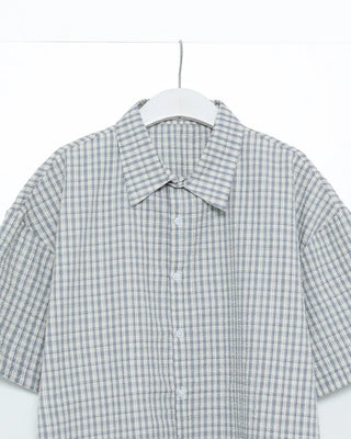 Checked half shirt