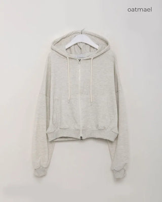 Basic Hooded Double Zip Hoodie