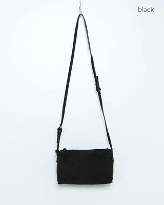 Suede mini handbag