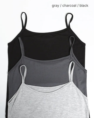 Tight-fitting long camisole