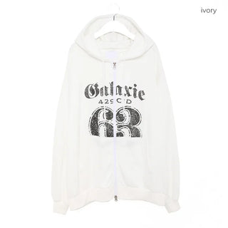 63 Logo Lettering 2-Way Zip Hoodie