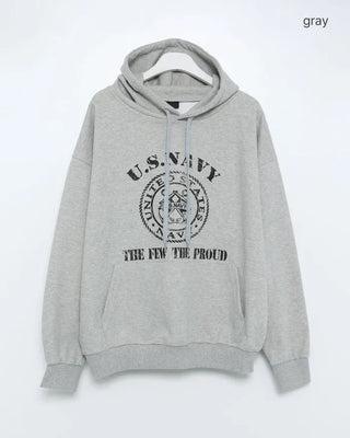 US NAVY Lettering Hooded Parka